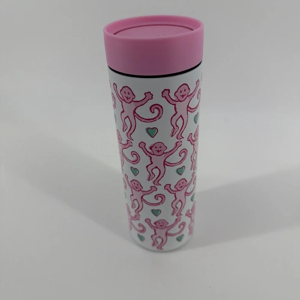 Starbucks‎ X Roller Rabbit Monkey Stainless Steel Tumbler 16 oz New 2025
